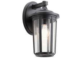 Sieninis lauko šviestuvas FAIRFIELD-L-BK IP44